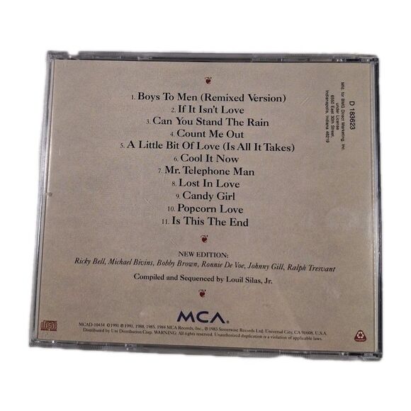 New Edition's Greatest Hits Volume 1 CD MCA Records 1991 R&B Soul Compilation - Picture 2 of 3